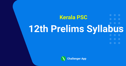 12th Prelims syllabus 2021